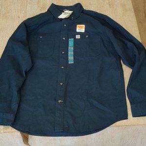 RUGGED FLEX® RELAXED FIT MIDWEIGHT CANVAS LONG-SLEEVE SHIRT